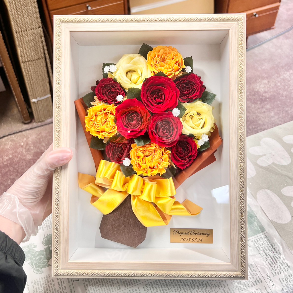 シャビーフレームA4にアレンジ